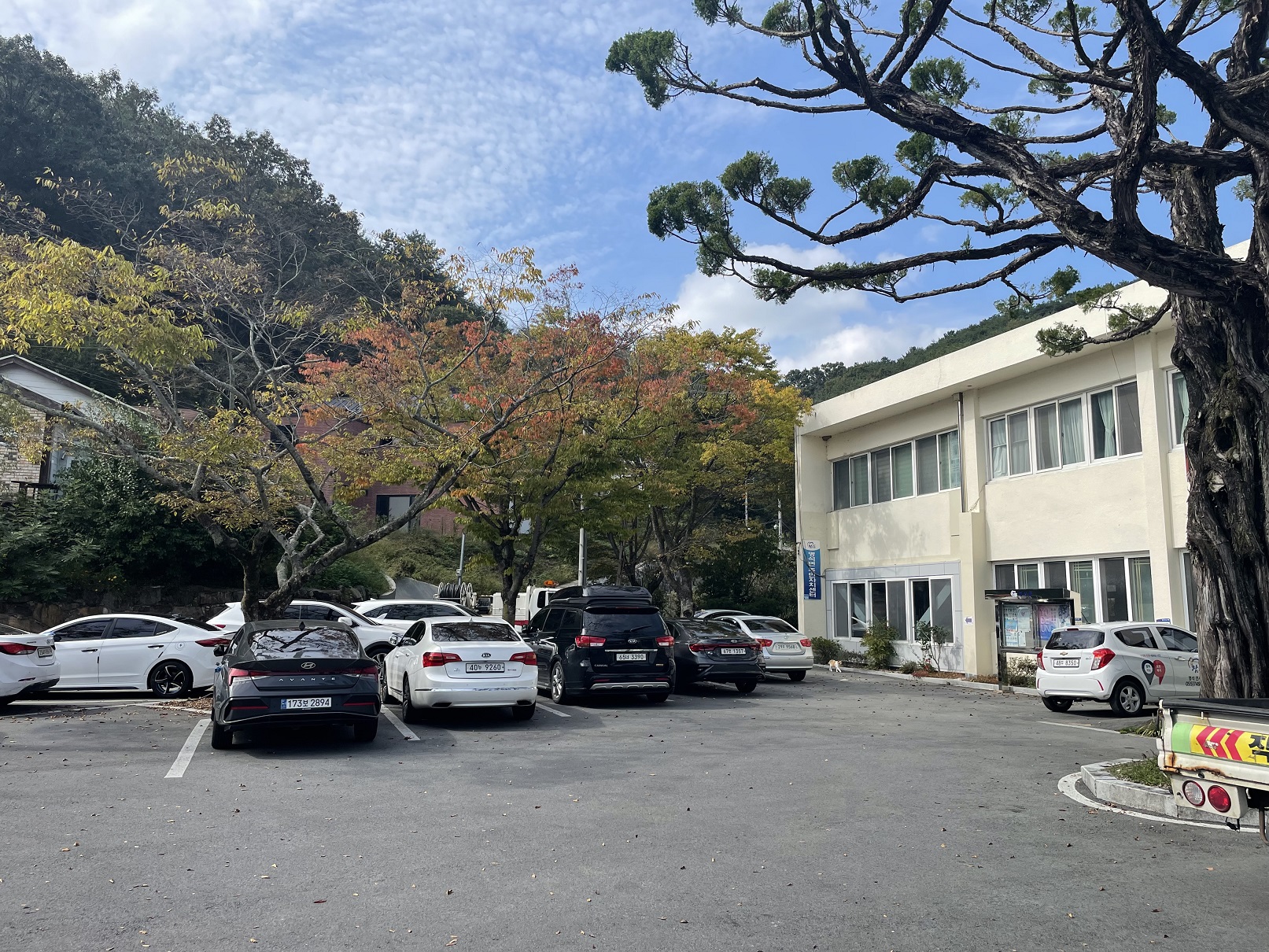 명석면사무소 주차장 3