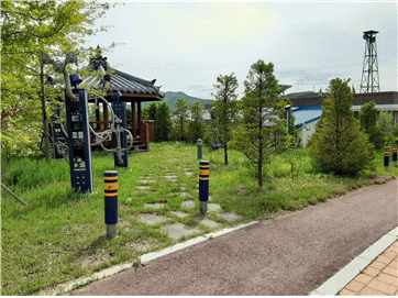 시목1리 마을회관 야외운동기구 1
