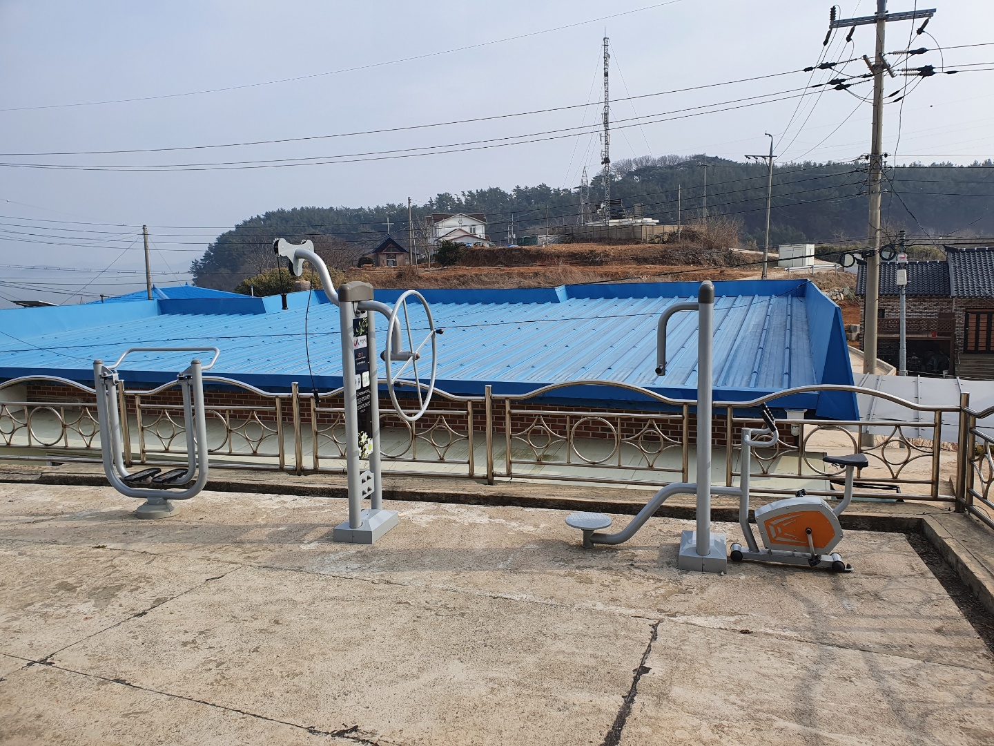 팔봉면 고파도리 야외운동기구 1