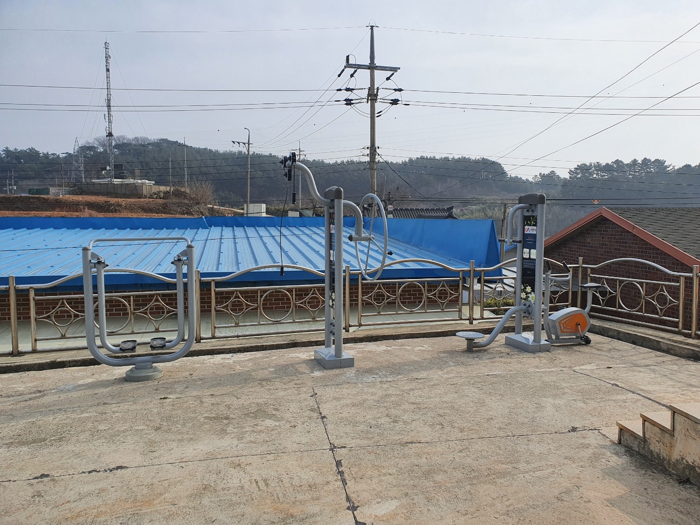 팔봉면 고파도리 야외운동기구 2