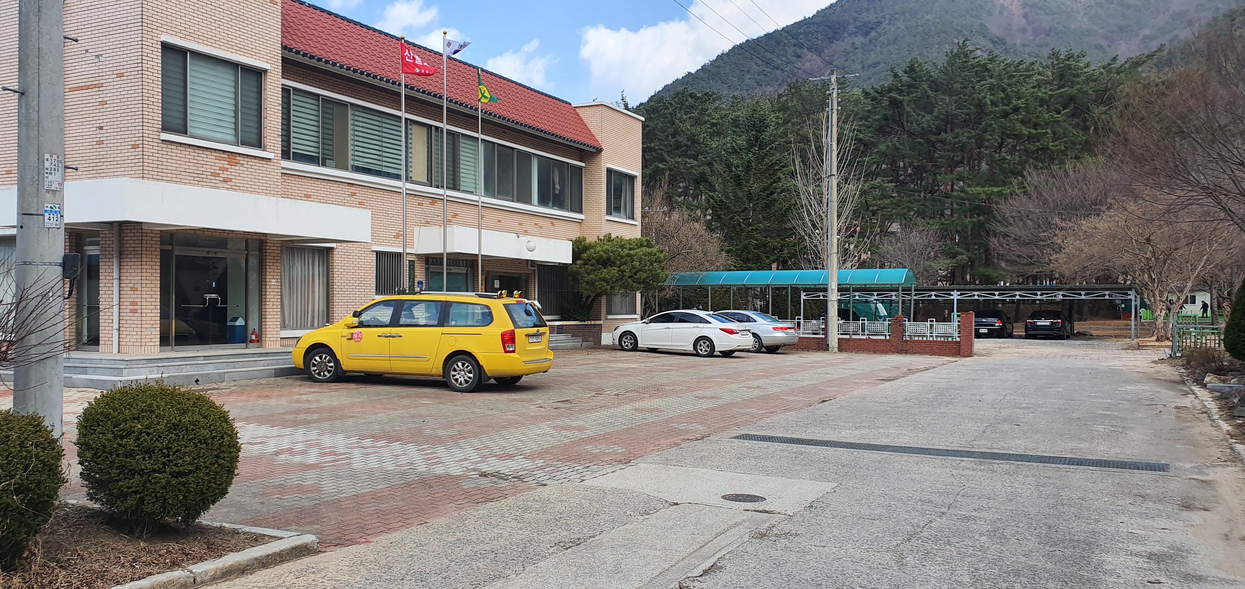 화북면 복지회관 전정 주차장 1
