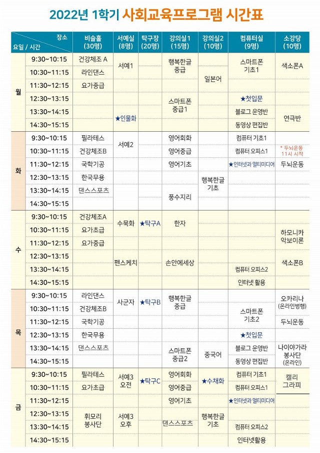 달성군노인복지관 1층 비슬홀(강당) 1