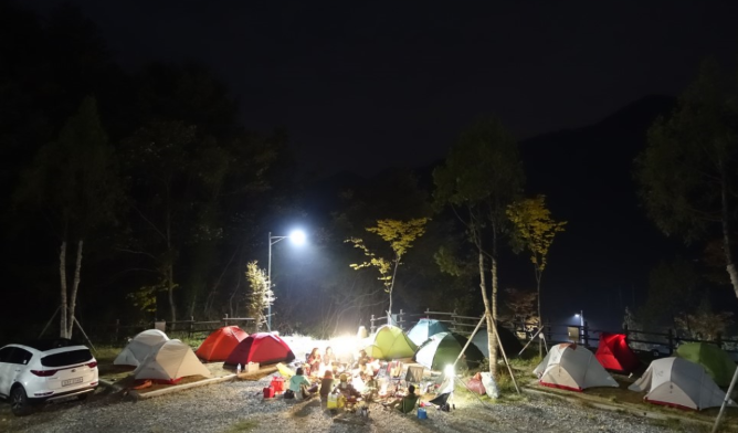 문장대 야영장 2