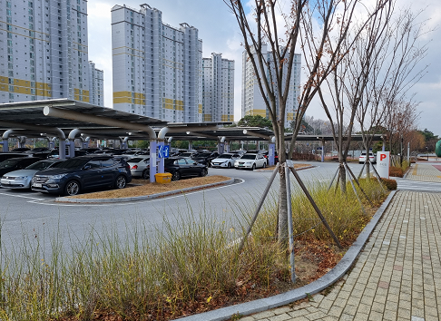 한국도로공사 본사 주차장